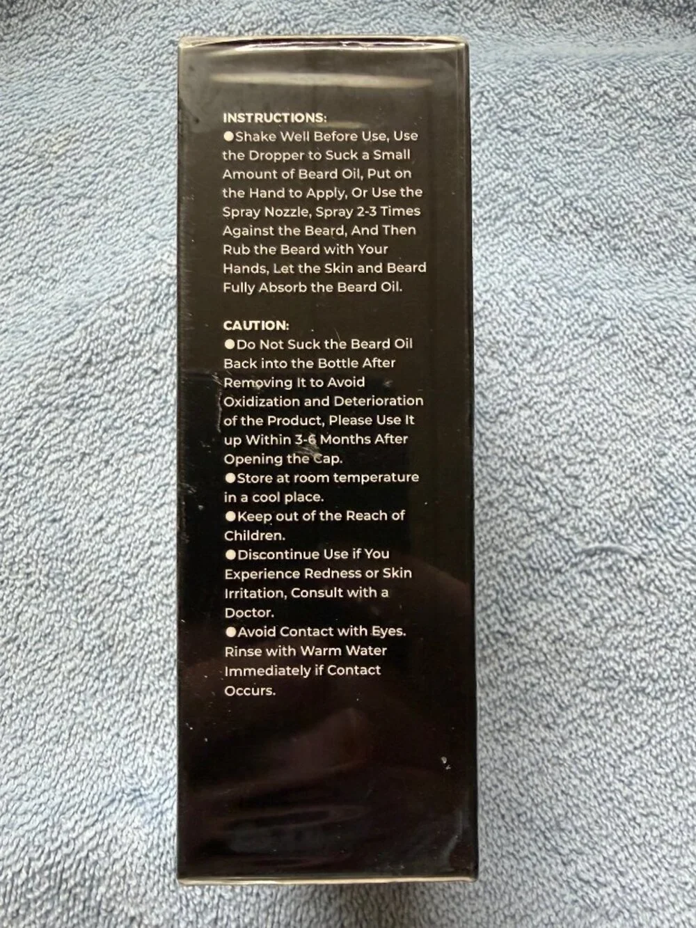 Beard Growth Oil - Biotin New BlueVare